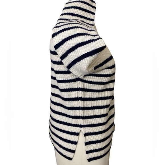 Rails Claudia cream & navy stripe wool blend sweater - Picture 5 of 9